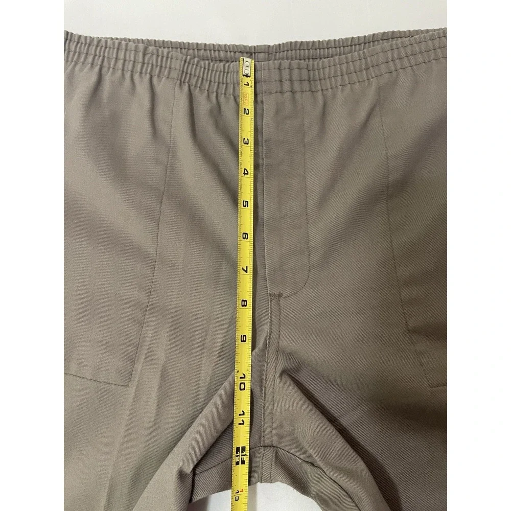 Vintage 80s Levis Stadium Pants Size M Khaki Elastic Drawstring
